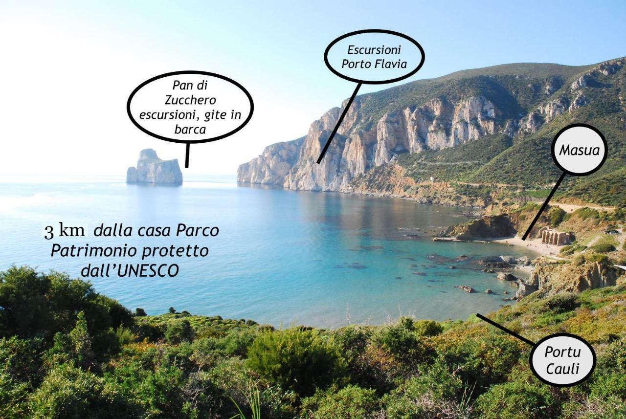 Il Dolce Risveglio Tanca Piras Villa Nebida ภายนอก รูปภาพ